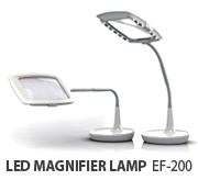 ef200 led magnifier desk lamp